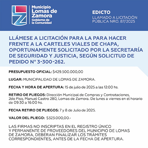 Licitaciones Sin datos  